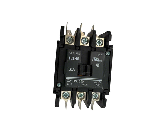 Eaton Definite Purpose 3-Pole 24V 50 Amp Contractor C25DNJ350T