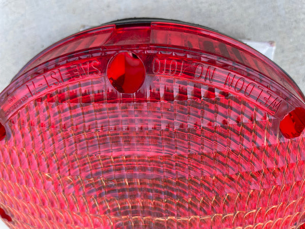 Weldon Bus 7" Red Stop Light Lens - 1010